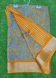 Beautiful Printed Moss Georgette Saree