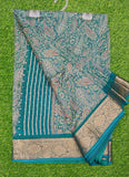 Beautiful Printed Moss Georgette Saree