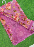Beautiful Digital Print Crepe Georgette Saree