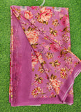 Beautiful Digital Print Crepe Georgette Saree