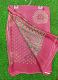 Lovely Georgette Saree in Self Shimmer Stripes