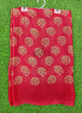Lovely Georgette Saree in Self Shimmer Stripes