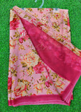 Beautiful Digital Print Crepe Georgette Saree