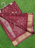 Lovely Printed Georgette Saree in Self Design