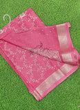 Lovely Printed Georgette Saree in Self Design