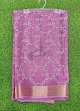 Lovely Printed Georgette Saree in Self Design