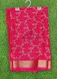 Lovely Printed Georgette Saree in Self Design