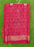 Lovely Soft Moss Georgette Saree