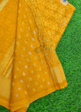 Lovely Soft Moss Georgette Saree
