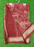 Lovely Printed Georgette Saree