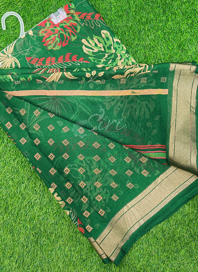Lovely Printed Georgette Saree