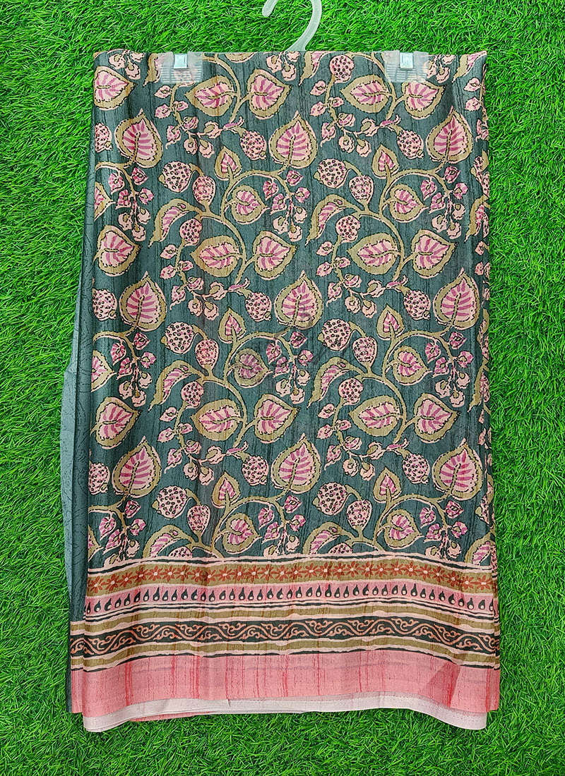 Beautiful Digital Print Crepe Georgette Saree