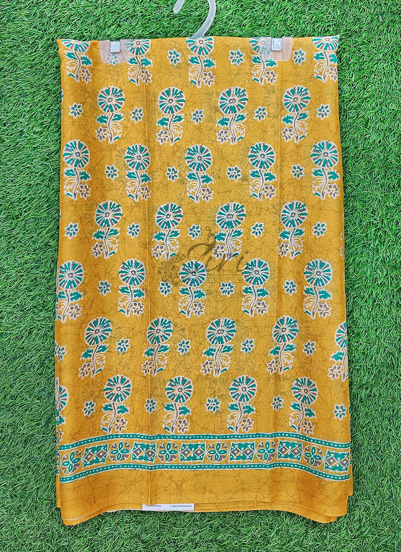 Beautiful Digital Print Crepe Georgette Saree