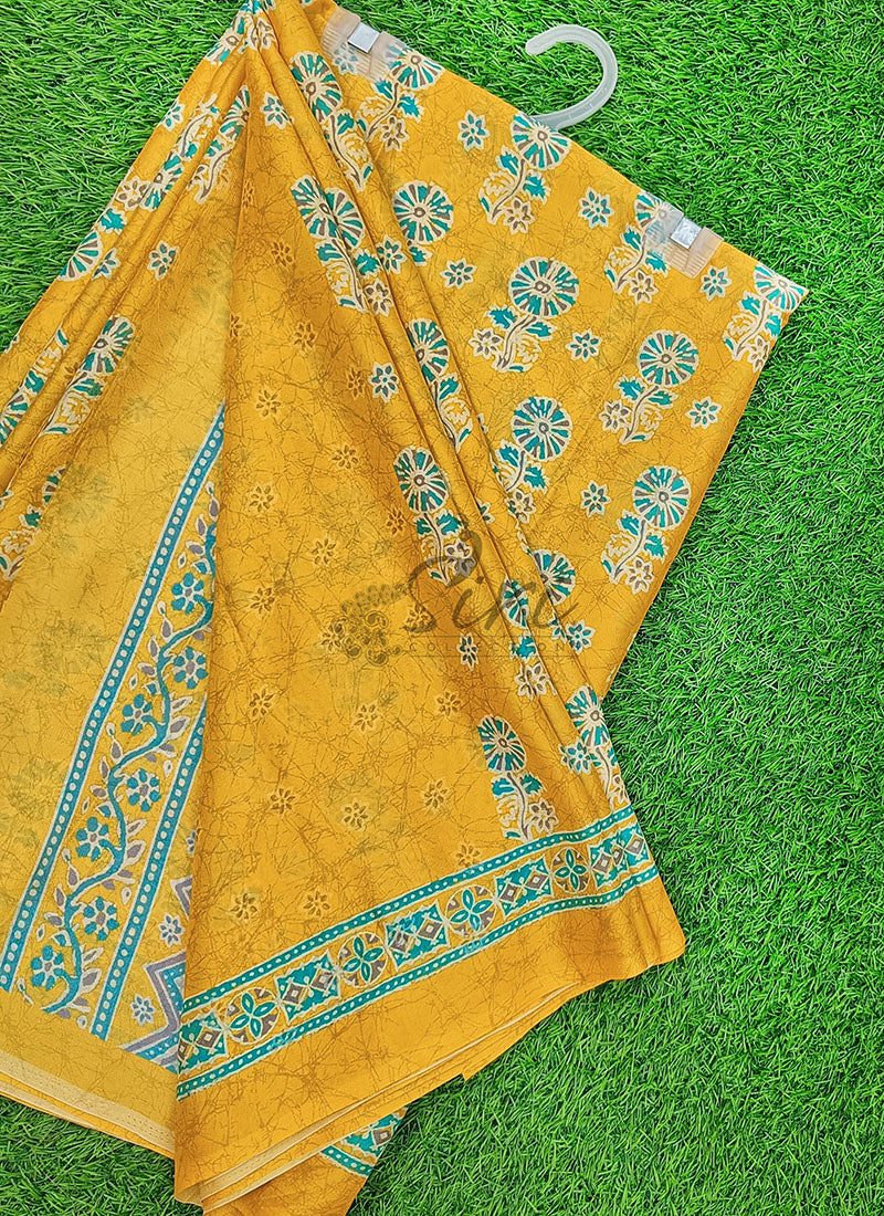 Beautiful Digital Print Crepe Georgette Saree