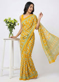 Beautiful Digital Print Crepe Georgette Saree