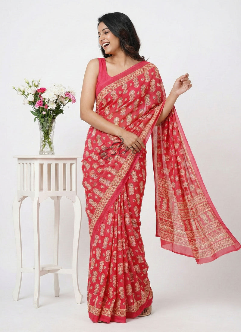 Beautiful Digital Print Crepe Georgette Saree