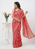 Beautiful Digital Print Crepe Georgette Saree