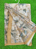 Beautiful Digital Print Crepe Georgette Saree