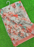 Beautiful Digital Print Crepe Georgette Saree
