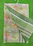Lovely Digital Print Georgette Saree