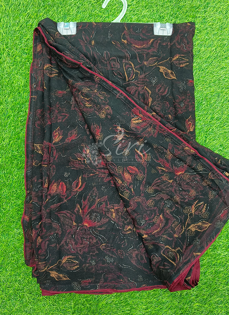 Beautiful Printed Georgette Saree