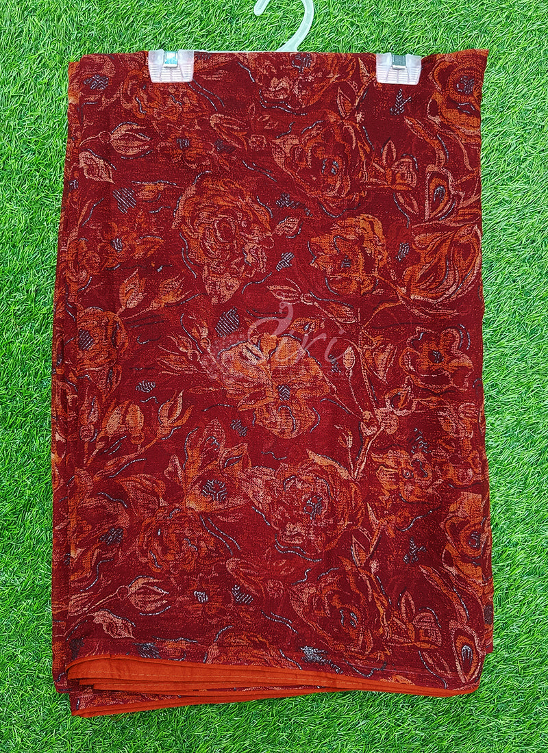 Beautiful Printed Georgette Saree