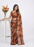 Lovely Digital Print Georgette Saree
