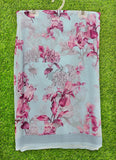 Lovely Digital Print Georgette Saree