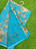 Lovely Digital Print Georgette Saree