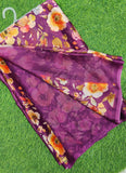 Beautiful Digital Print Crepe Georgette Saree
