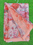 Beautiful Digital Print Crepe Georgette Saree