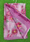 Beautiful Digital Print Crepe Georgette Saree