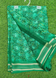 Lovely Printed Moss Georgette Saree