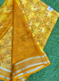Lovely Printed Moss Georgette Saree