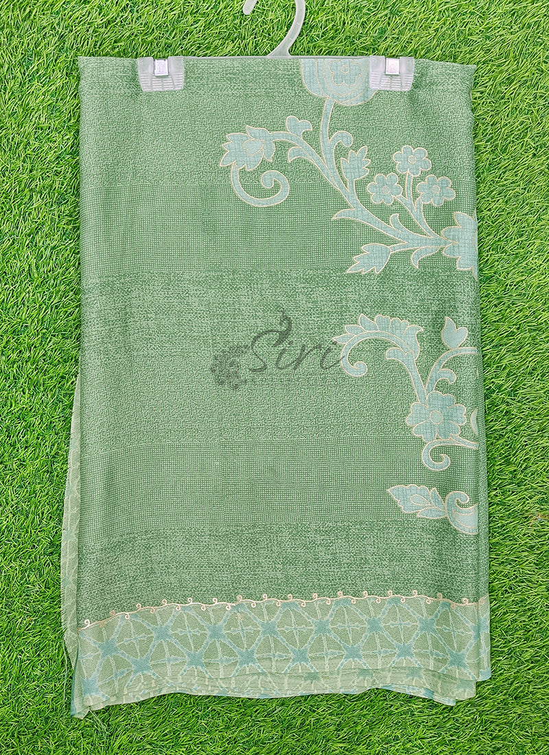 Lovely Printed Georgette Saree