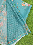 Lovely Digital Print Crepe Georgette Saree