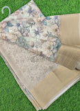 Lovely Digital Print Moss Georgette Saree