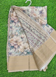 Lovely Digital Print Moss Georgette Saree