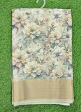 Lovely Digital Print Moss Georgette Saree