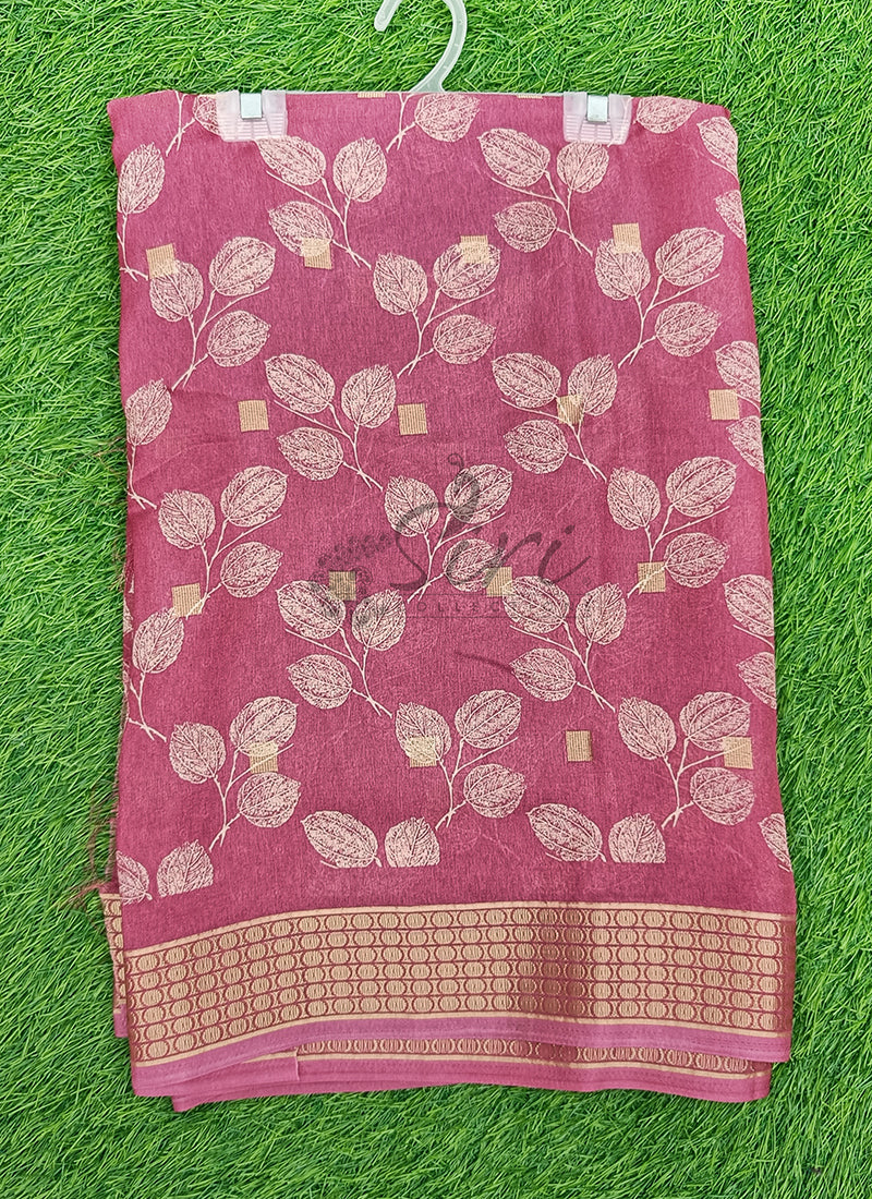 Beautiful Moss Georgette Saree