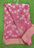 Beautiful Moss Georgette Saree