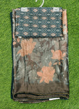Beautiful Printed Brasso Saree