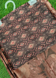 Beautiful Printed Brasso Saree