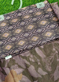 Beautiful Printed Brasso Saree