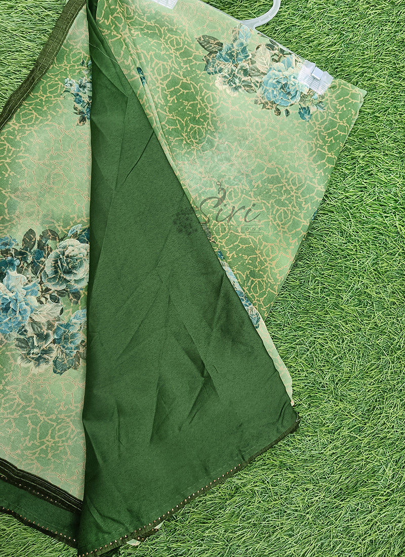 Beautiful Printed Georgette Saree