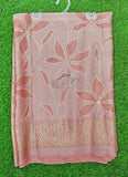 Lovely Brasso Moss Georgette Saree