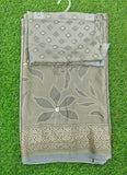 Lovely Brasso Moss Georgette Saree