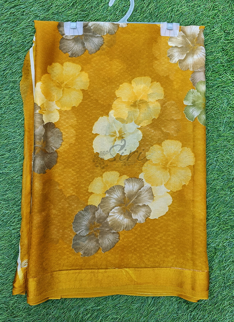 Beautiful Georgette Saree in Self Design