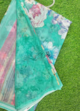 Lovely Digital Print Georgette Saree