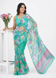 Lovely Digital Print Georgette Saree